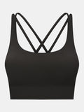 Crisscross Scoop Neck Active Tank
