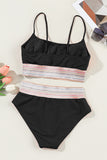 Scoop Neck Spaghetti Strap Two-Piece Swim Set