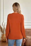Round Neck Dropped Shoulder Sweater