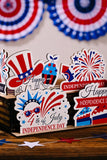Independence Day Plywood Decor Ornament