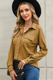 Ribbed Raglan Sleeve Shirt