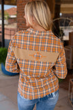 Plaid Collared Neck Shirt