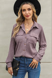 Ribbed Raglan Sleeve Shirt
