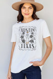 Simply Love Full Size AUSTIN TEXAS Graphic Cotton T-Shirt