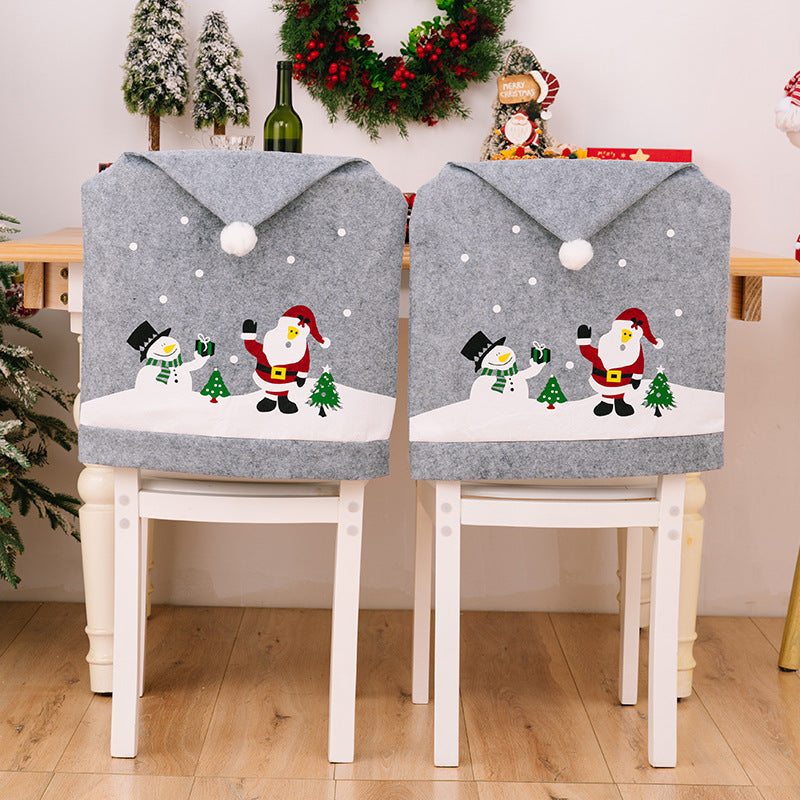 Christmas Pattern Chair Cover