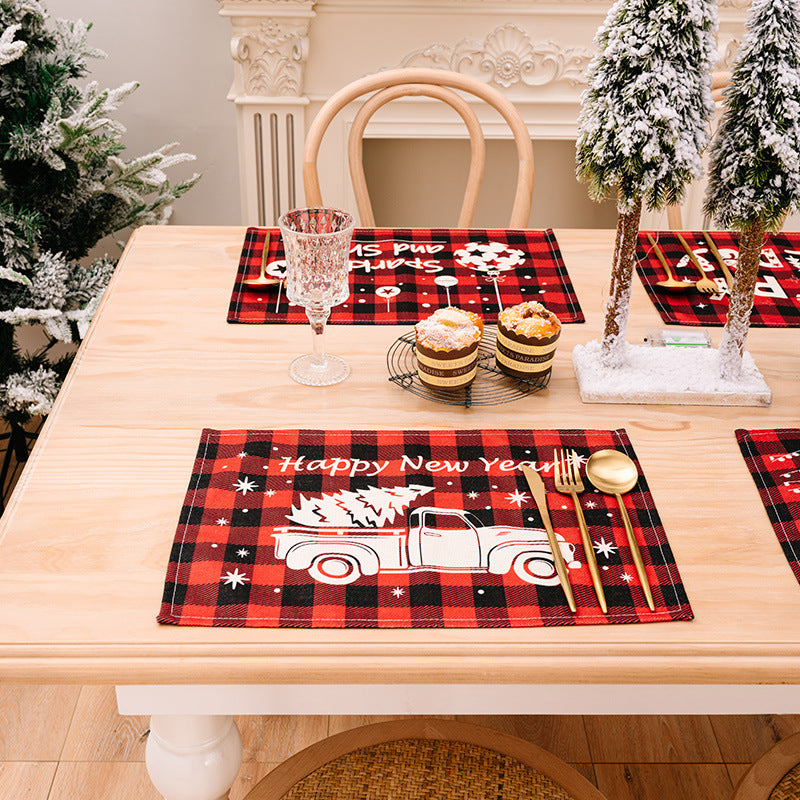 Assorted 2-Piece Plaid Placemats