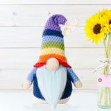 Two-Piece Rainbow Stripe Gnomes