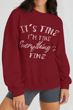 Simply Love Full Size Round Neck Graphic Sweatshirt