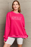 Simply Love Full Size HOMEBODY Graphic Sweatshirt