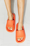 MMShoes Arms Around Me Open Toe Slide in Orange