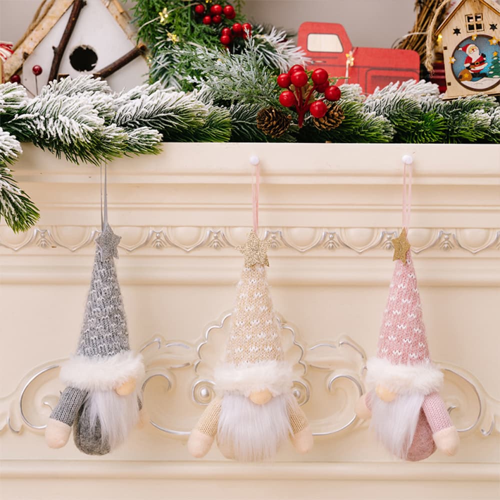 Assorted 2-Piece Faceless Gnome Hanging Widgets